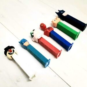 Vintage PEZ candy dispensers( set of 6), as is, collectible, rare, price for set